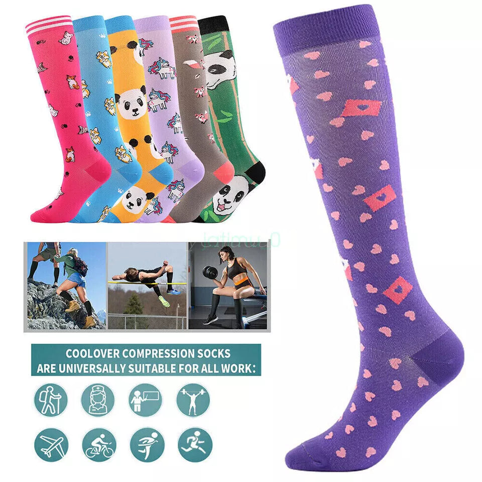 Black Moon Unisex Compression Medical Socks