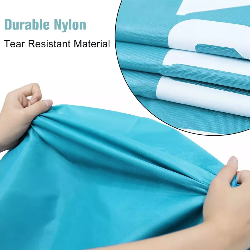 Large Laundry Bag Travel For Dirty Clothes Gym Bag Camping Drawstring 91x61cm