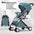 Lightweight Foldable Baby Stroller - Compact Travel Pram for Planes