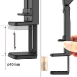 Mobile Phone Mount Holder Clip Foldable Extend Clamp for Desktop Car Train and Plane