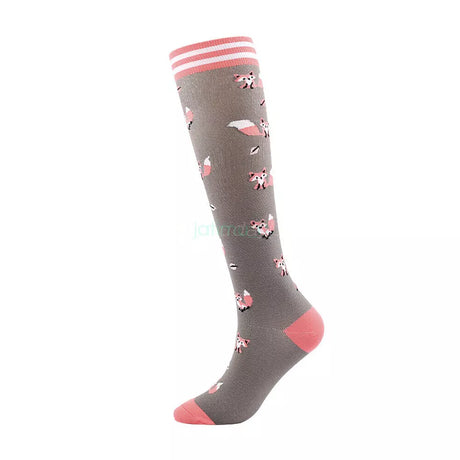 Grey Unisex Compression Medical Socks