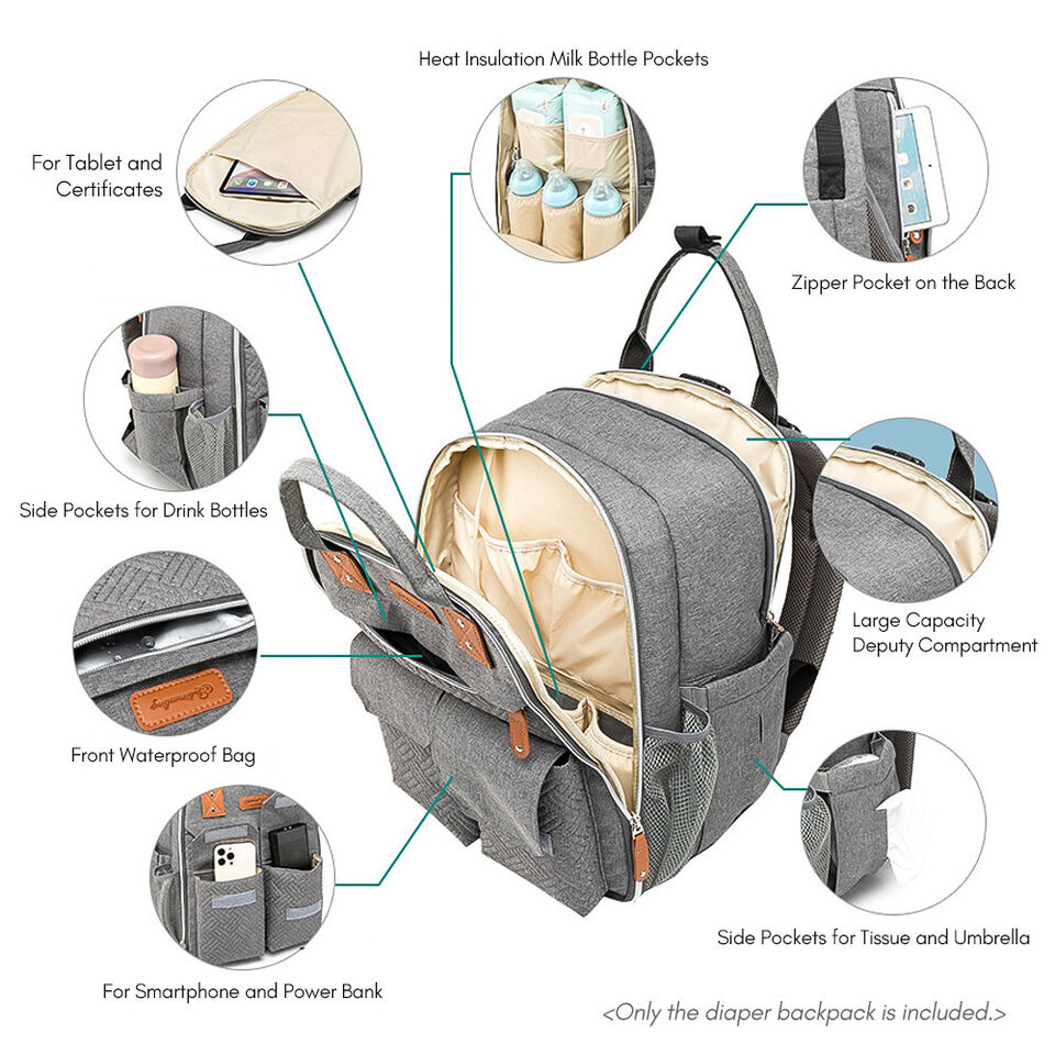 Putybudy Large Baby Diaper Backpack