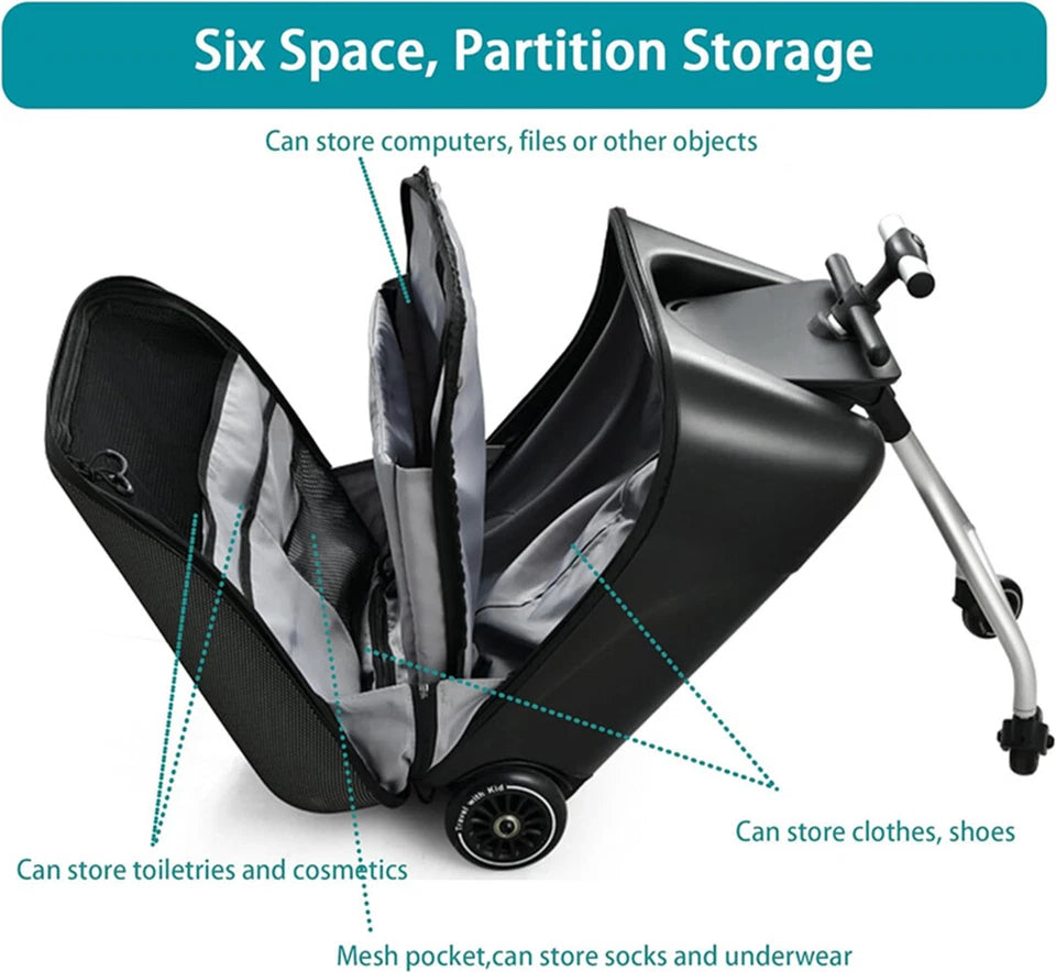 50 CM Expandable Suitcase with Spinner Wheel