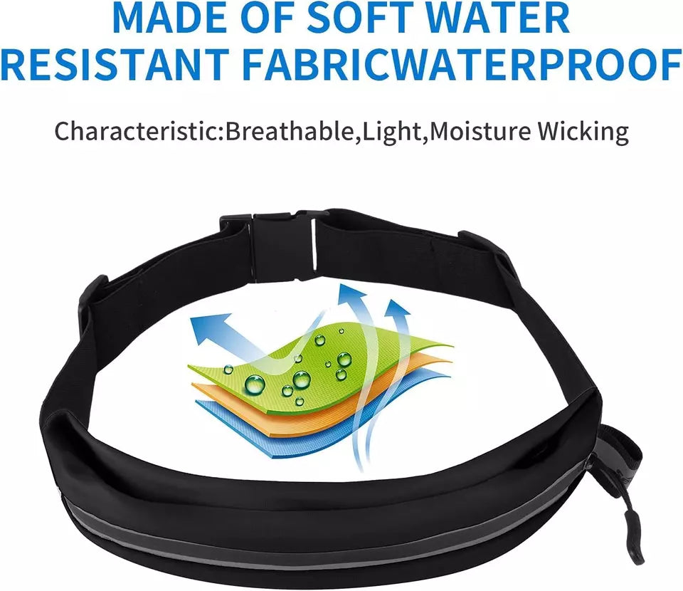 Waterproof Slim Money Waist Pouch
