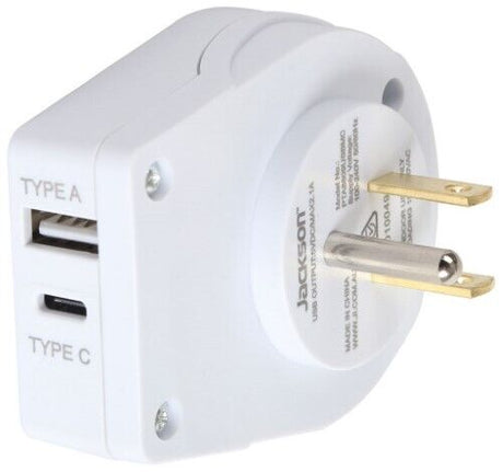 Travel Adaptor Outbound for AU Appliance US Canada USB Charging Port 5V