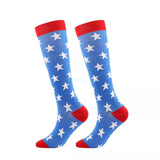 Blue Unisex Compression Medical Socks