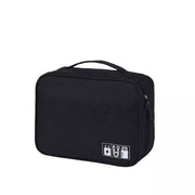 Compact Travel Electronics Organizer Bag - Available in Navy Blue and Grey