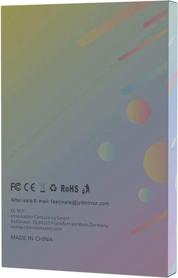 Rechargeable Travel Makeup Mirror with 72 LED Lights & 3 Light Modes