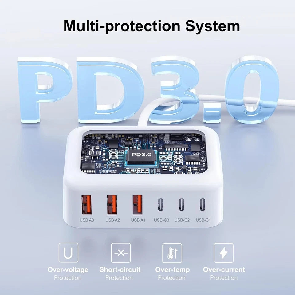 100W Portable Charging Station Hub