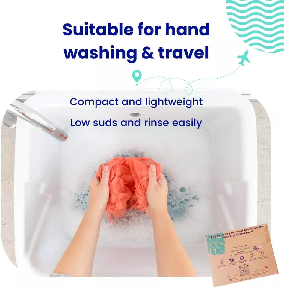 Eco Travel Laundry Detergent Sheets