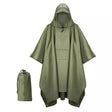 3-in-1 Adult Hooded Waterproof Rain Poncho