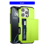 Iphone 17 16 16e 15 14 13 12 Pro Max Plus Case Wallet Card Holder Shockproof