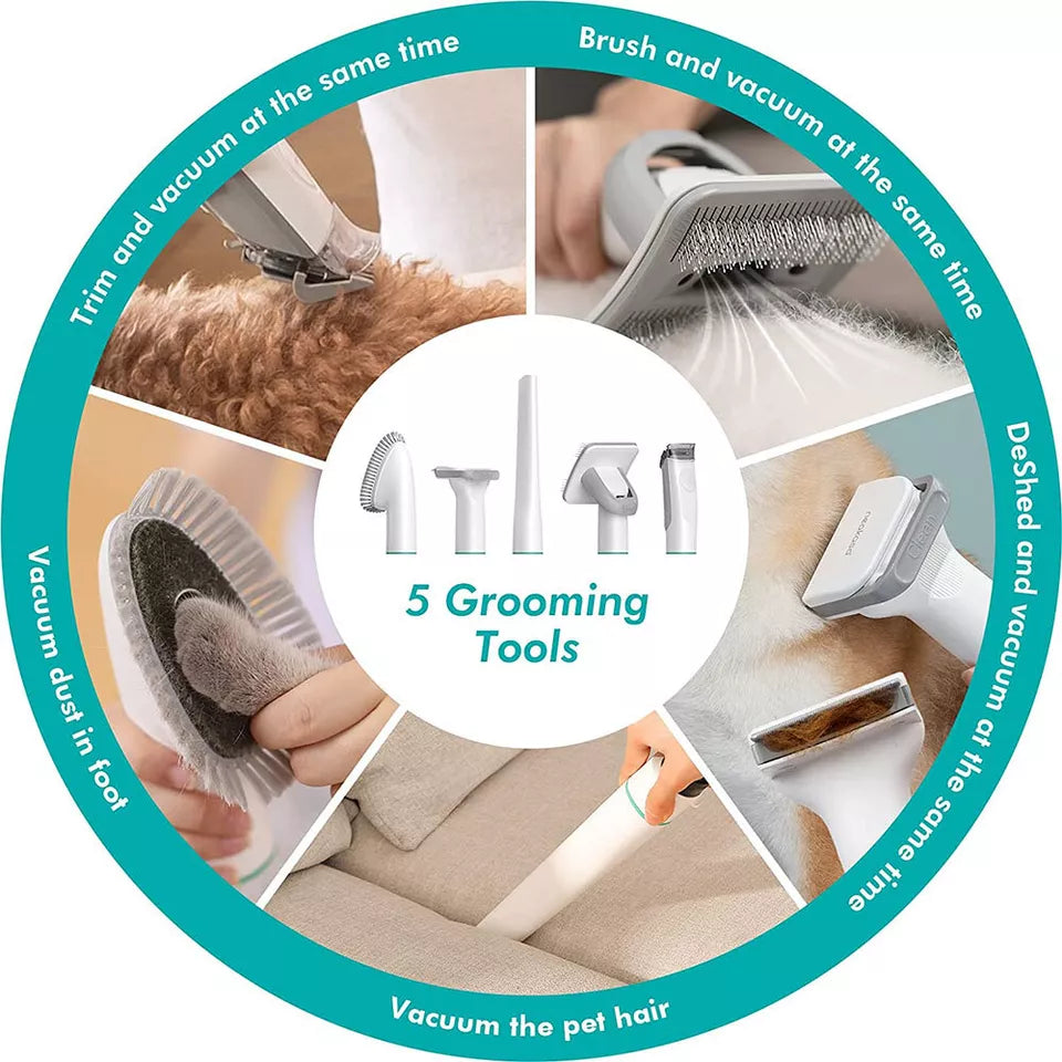 All in one Electric Pet Grooming Vacuum Kit