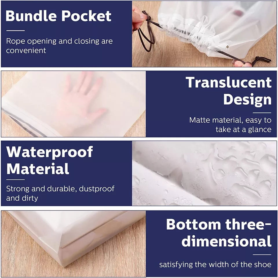 10X Portable Shoes Bag Organizer