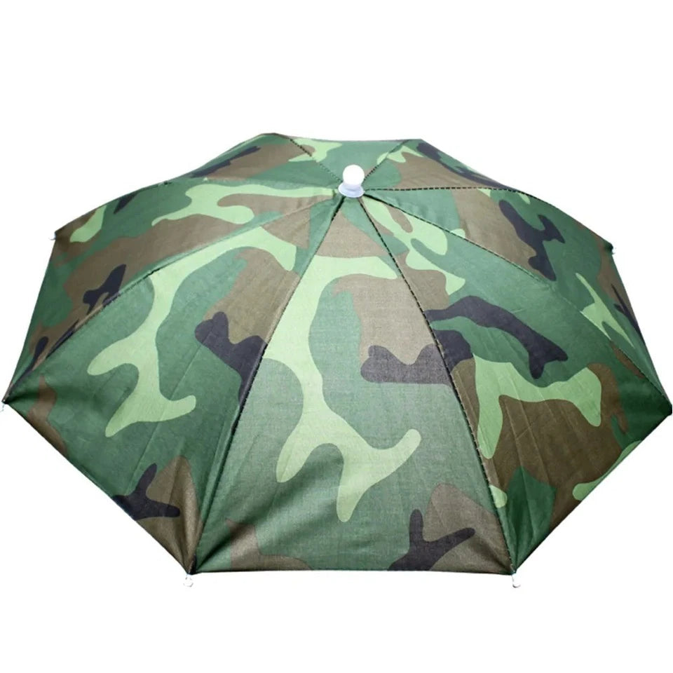 Anti-UV and Rain Travel Fishing Umbrella Hat