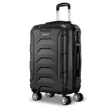 Wanderlite 20" 55cm Luggage Trolley Travel Suitcase Set TSA Hard Case Lightweight Strap