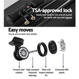 28 Inch Luggage with TSA Lock Carry On Travel Luggage