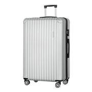 Wanderlite 28-inch Luggage Set with TSA Lock�ABS Hard Shell Travel Suitcase Organiser Luggage Case Light Grey