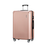 Wanderlite 28-inch Luggage Set with TSA Lock�ABS Hard Shell Travel Suitcase Organiser Luggage Case Rose Gold