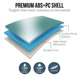 Olympus Artemis 20 in Hard Shell ABS+PC - Electric Teal
