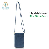 Stylish BluePhone Bag – Pip Studio Velvet Quilted Dark Blue Phone Bag