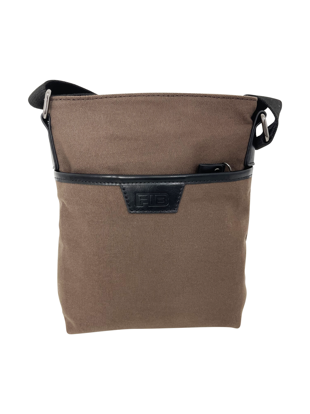 FIB Byron Canvas Sling Bag Shoulder Travel - Brown