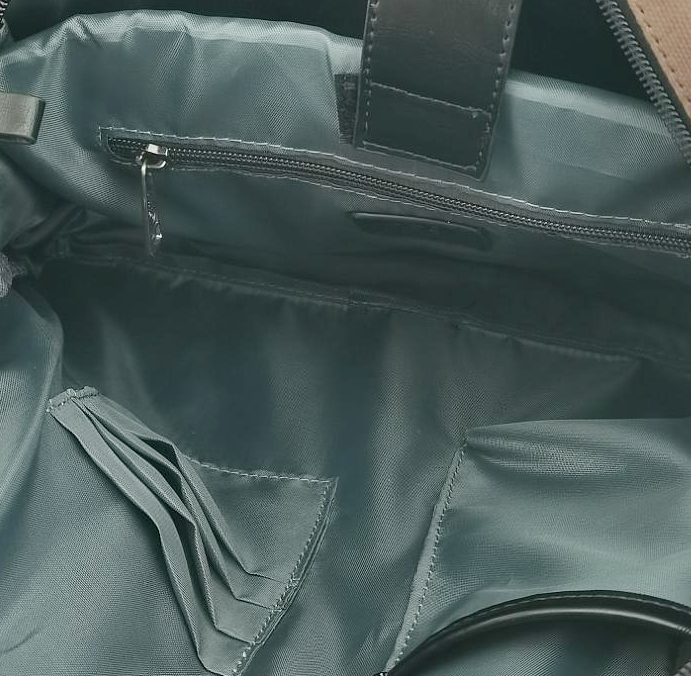 FIB Byron Canvas Laptop Messenger Bag Travel Shoulder Sling - Brown