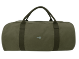 FIB Barrell Duffle Bag Travel Cotton Canvas Sports Luggage - Green