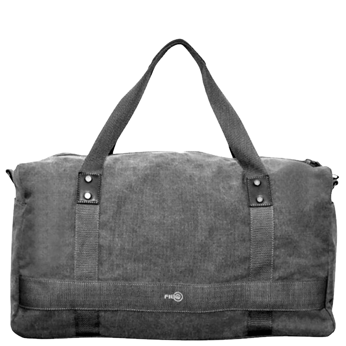 FIB 52cm Canvas Travel Duffle Bag Casual Duffel - Black