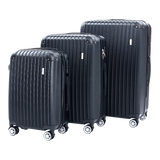 Delegate Suitcases Luggage Set 20" 24" 28"Carry On Trolley TSA Travel Bag